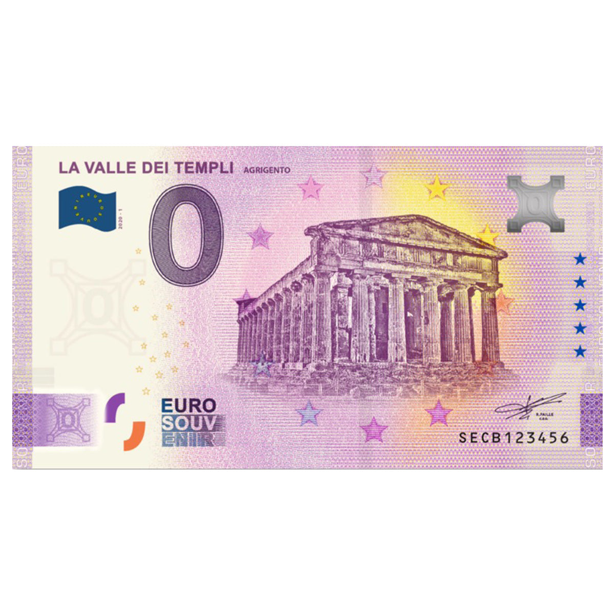 Banconota Zero Euro Agrigento