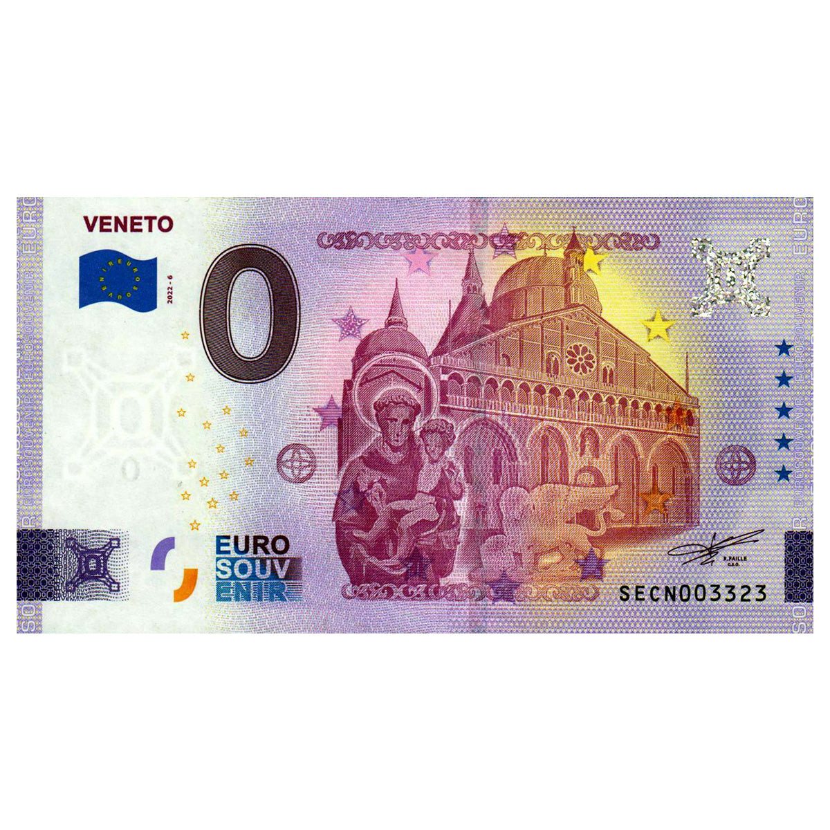 Banconota Zero Euro Veneto