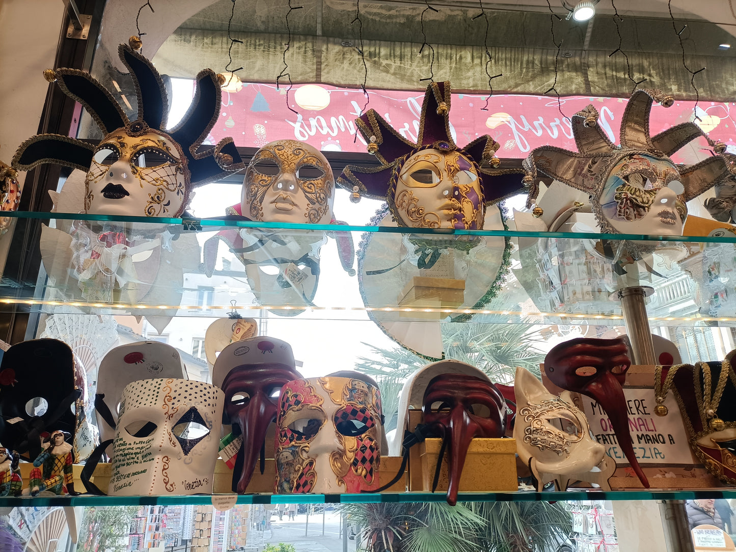 Maschera Veneziana Jolly da Appendere ed Indossare