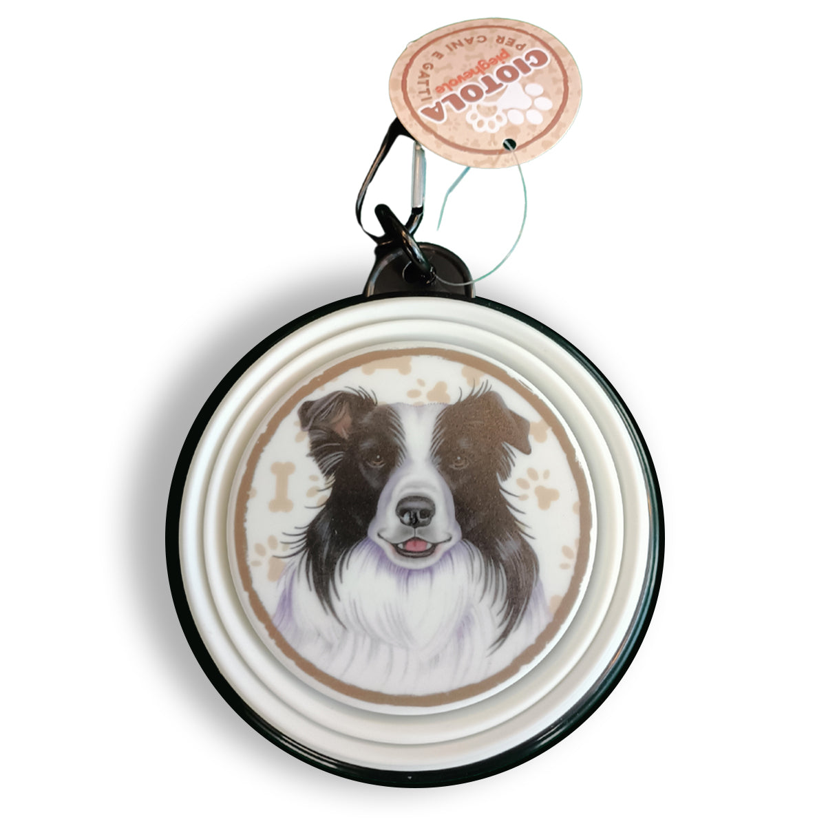 Ciotola Pieghevole Border Collie