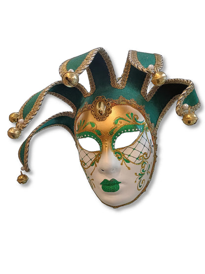 Maschera Veneziana Jolly da Appendere ed Indossare