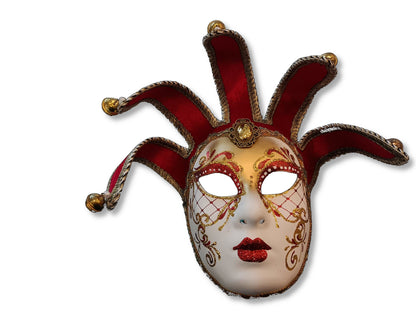 Maschera Veneziana Jolly da Appendere ed Indossare
