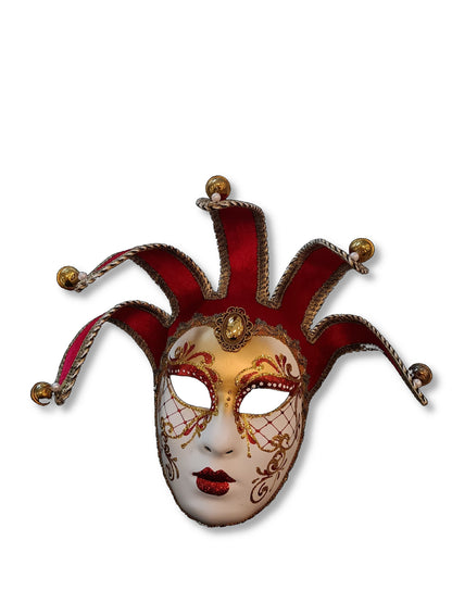 Maschera Veneziana Jolly da Appendere ed Indossare