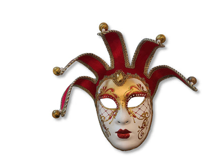 Maschera Veneziana Jolly da Appendere ed Indossare