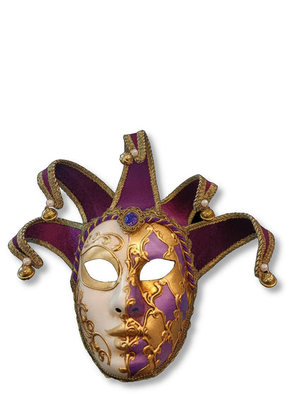 Maschera Veneziana Jolly da Appendere ed Indossare