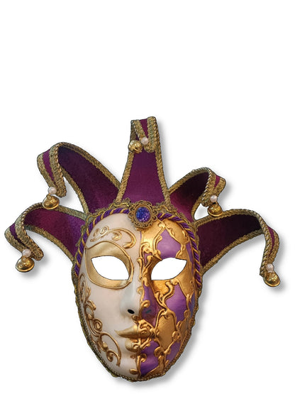 Maschera Veneziana Jolly da Appendere ed Indossare