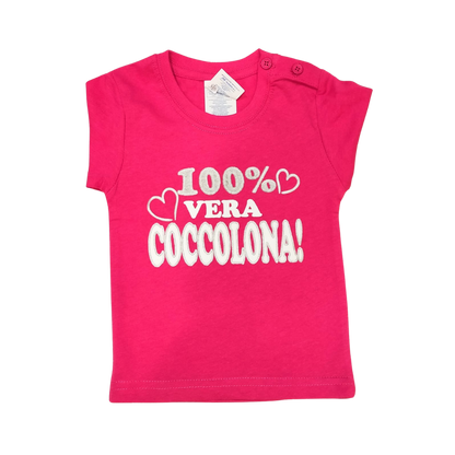 Maglia Baby "100% vera coccolone/a"