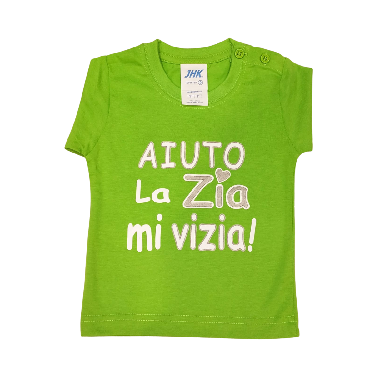 Maglia Baby "i miei ZII mi viziano"